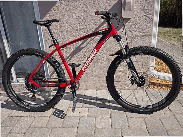 Custom 27.5 Plus Mountain Bike. Premium Upgrades. Quality Alum. Framed