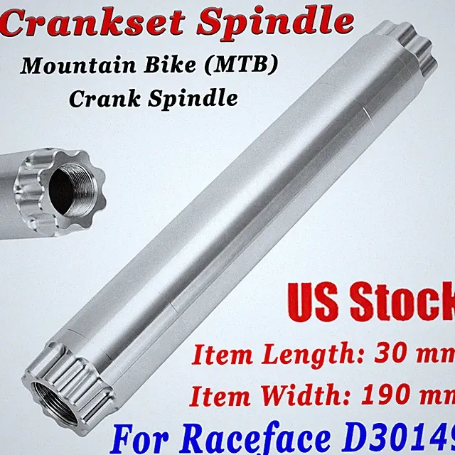 For Raceface D30149 Crankset Spindle 30mm Width 190mm Length Fits Mountain Bike