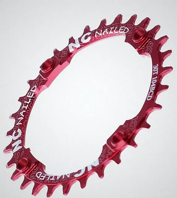NC Nailed Single 104mm 1x9/10/11 Speed Bike Chainring Fit Race Face - 30/34T z