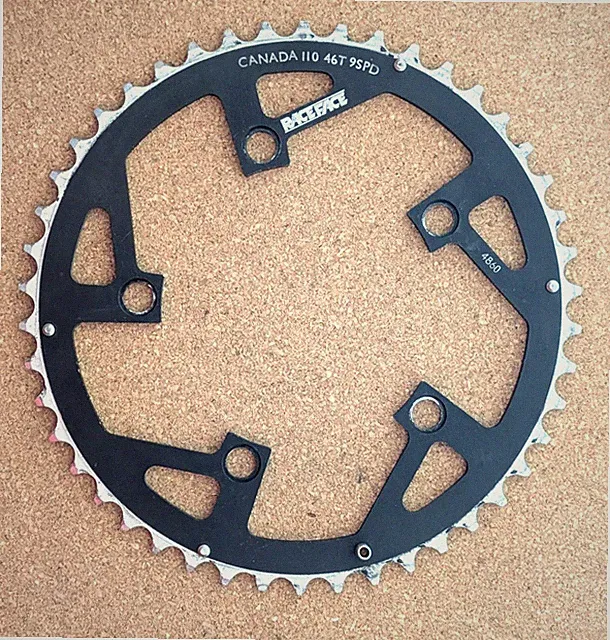Race Face 46t Chainring 110 9spd Black Canada lightly used VGC