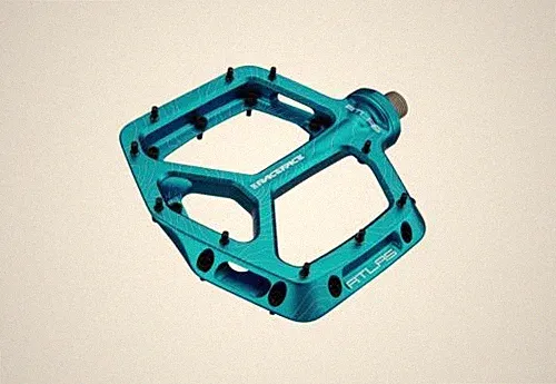 Race Face Atlas Mountain Bike Flat/Platform Pedal Set- Turquoise