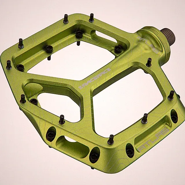 Race Face Atlas Platform Flat MTB Mountain Bike Pedals Green