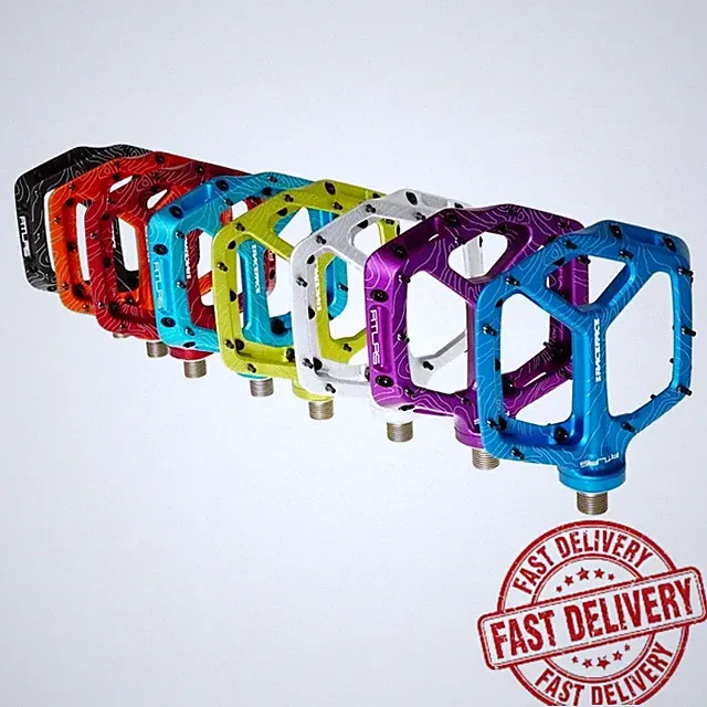 Race Face Atlas Platform Pedals 9/16" MTB Mountain Bike Alloy Pedal 8 Colors