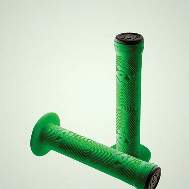 Race Face Chester Flanged Slide On BMX MTB Mountain Bike Grips Green New