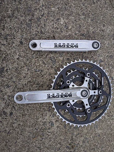 Race Face Forged Crankset - Vintage 90's Retro MTB Triple Square Taper 175mm