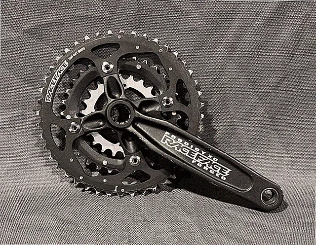 Race Face Prodigy XC Drive-Side Crank Arm with Chainrings 175mm 44/32/22t 9 Spd