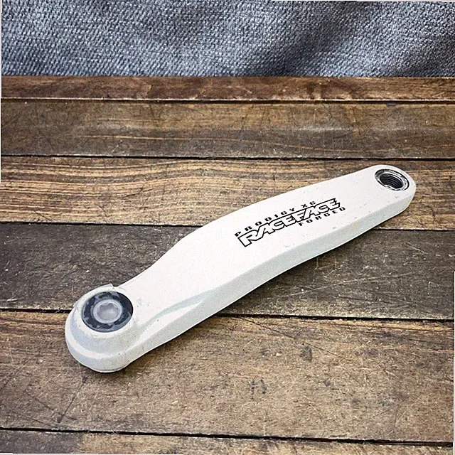 Race Face Prodigy XC Forged Left Crank Arm ISIS SPLINE White MTB Bike 9/16