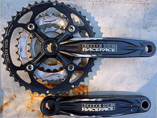 Race Face Ride XC Forged 175MM Triple Chainring Crankset