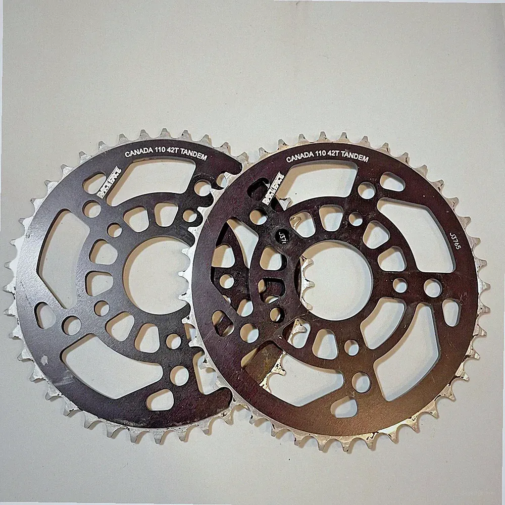 Race Face Tandem Chainrings Mountain Bike Chainring 110 BCD 42 Tooth Pair 2