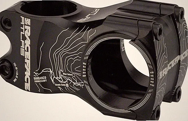 RaceFace Atlas 35 Stem - 50mm, 35 Clamp, +/-0, 1 1/8", Aluminum, Black