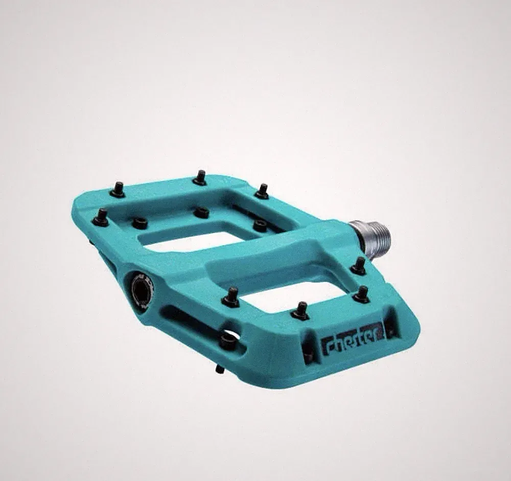 RaceFace Chester Composite Platform Pedal Race Face Bicycle Pedals Turquoise X2