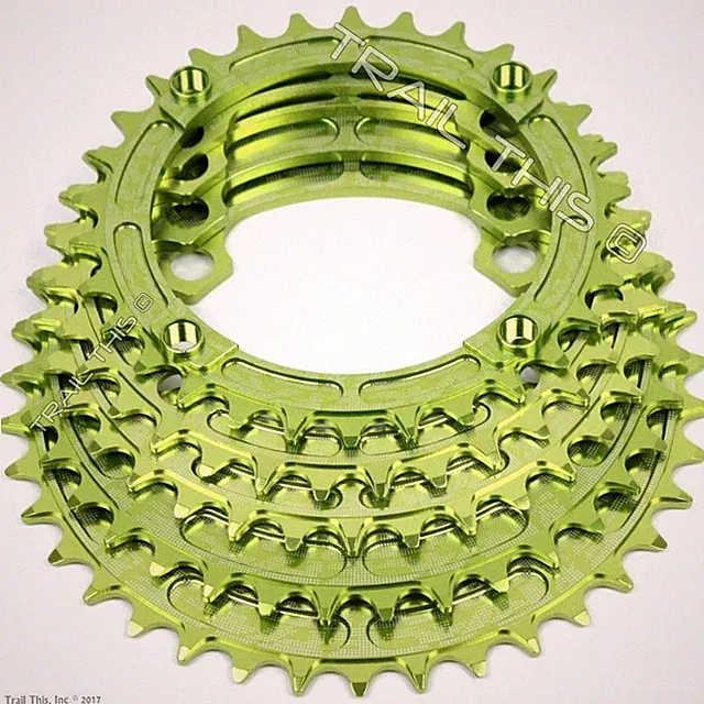 RaceFace Green Narrow-Wide 30,32,34,36,38T x 104 MTB Chainring 9 10 11 12-Speed