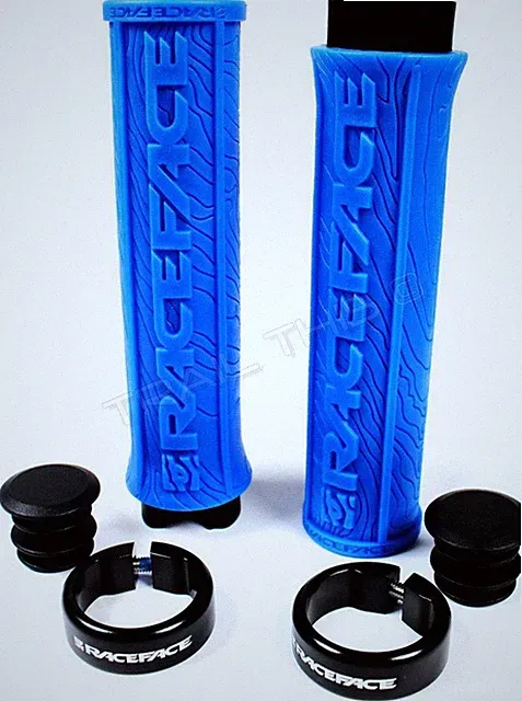 RaceFace Half Nelson Blue Lock-On MTB BMX Handlebar Bike Grips AC990058