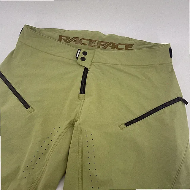 RaceFace Mens Olive Green Mountain Bike MTB Cycling Shorts Size XL XL/TG