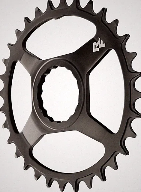 RaceFace Narrow Wide Chainring: Direct Mount CINCH, 28t, Steel, Black