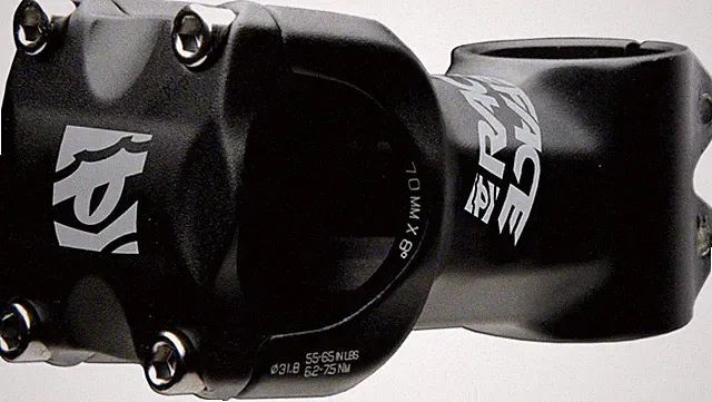 RaceFace Ride XC Stem - 70mm, 31.8mm, +/- 6 Degree, Aluminum, Black
