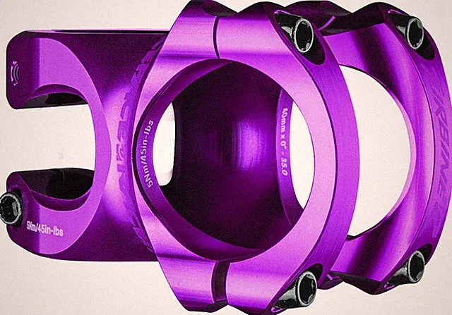 RaceFace Turbine R 35 Stem - 32mm, 35mm Clamp, +/-0, 1 1/8", Purple