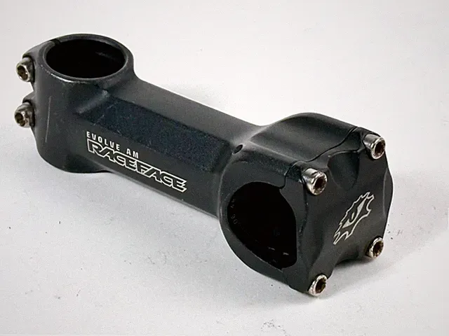 Vintage RaceFace Evolve AM Stem 110mm 31.8mm Clamp Black 1-1/8 Threadless MTB XC