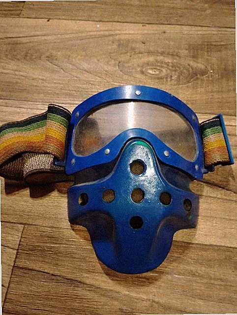 Vintage Tt and Co. Race Face Mask Bike Bicycle Goggles