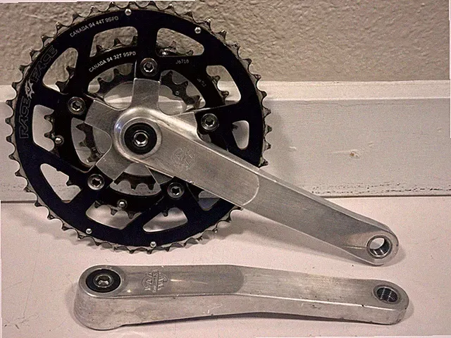 White Industries USA Crankset 180mm Square Taper MTB Touring Cranks Race Face